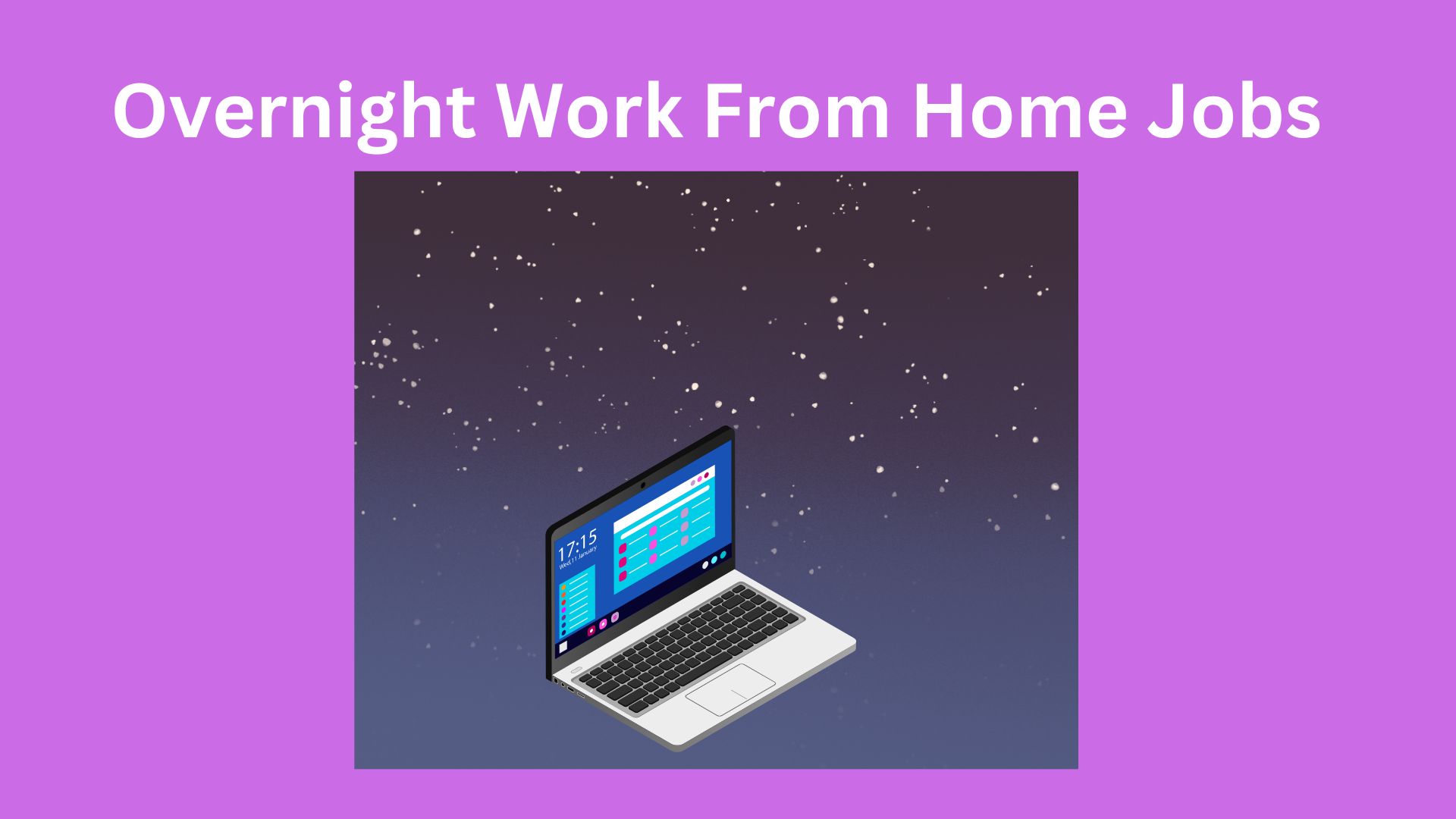 overnight work from home jobs