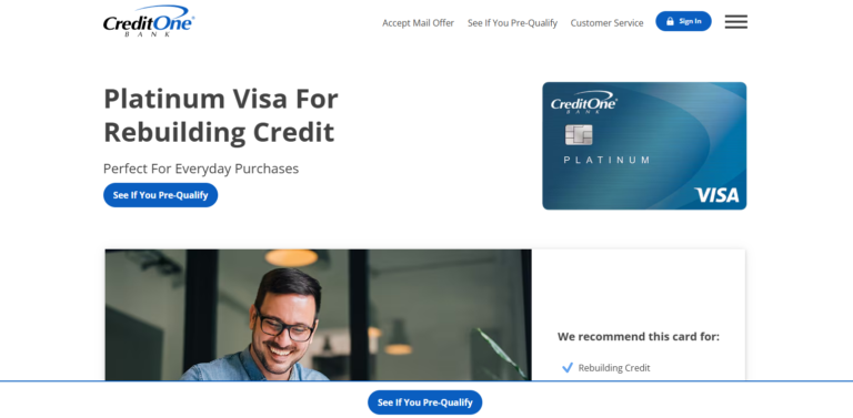 Credit One Platinum Visa For Rebuilding Credit 9 Best Credit Cards for Bad Credit in 2025