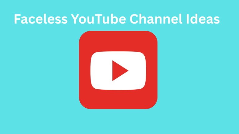 Faceless YouTube Channel Ideas Thumbnail