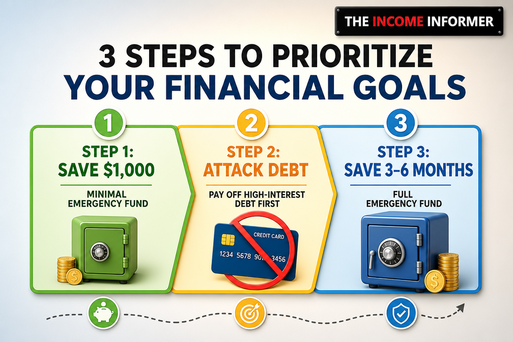 3 Steps to building an emergency fund